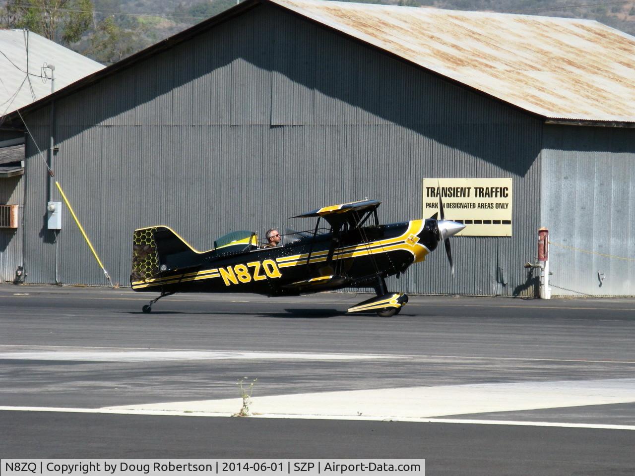 N8ZQ, 1999 Aviat Pitts S-2C Special C/N 6024, 1999 Aviat PITTS S-2C SPECIAL, Lycoming AEIO-540 260 Hp, taxi back