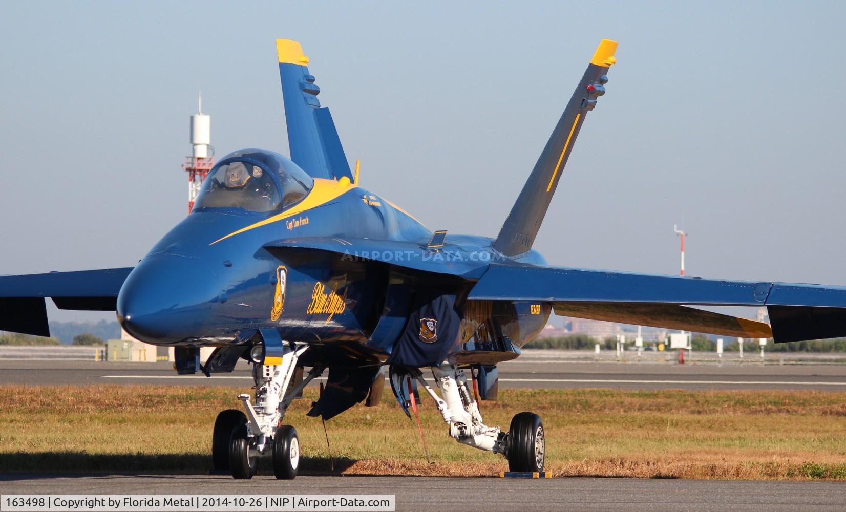 163498, 1988 McDonnell Douglas F/A-18C Hornet C/N 0737/C053, Blue Angels F-18C