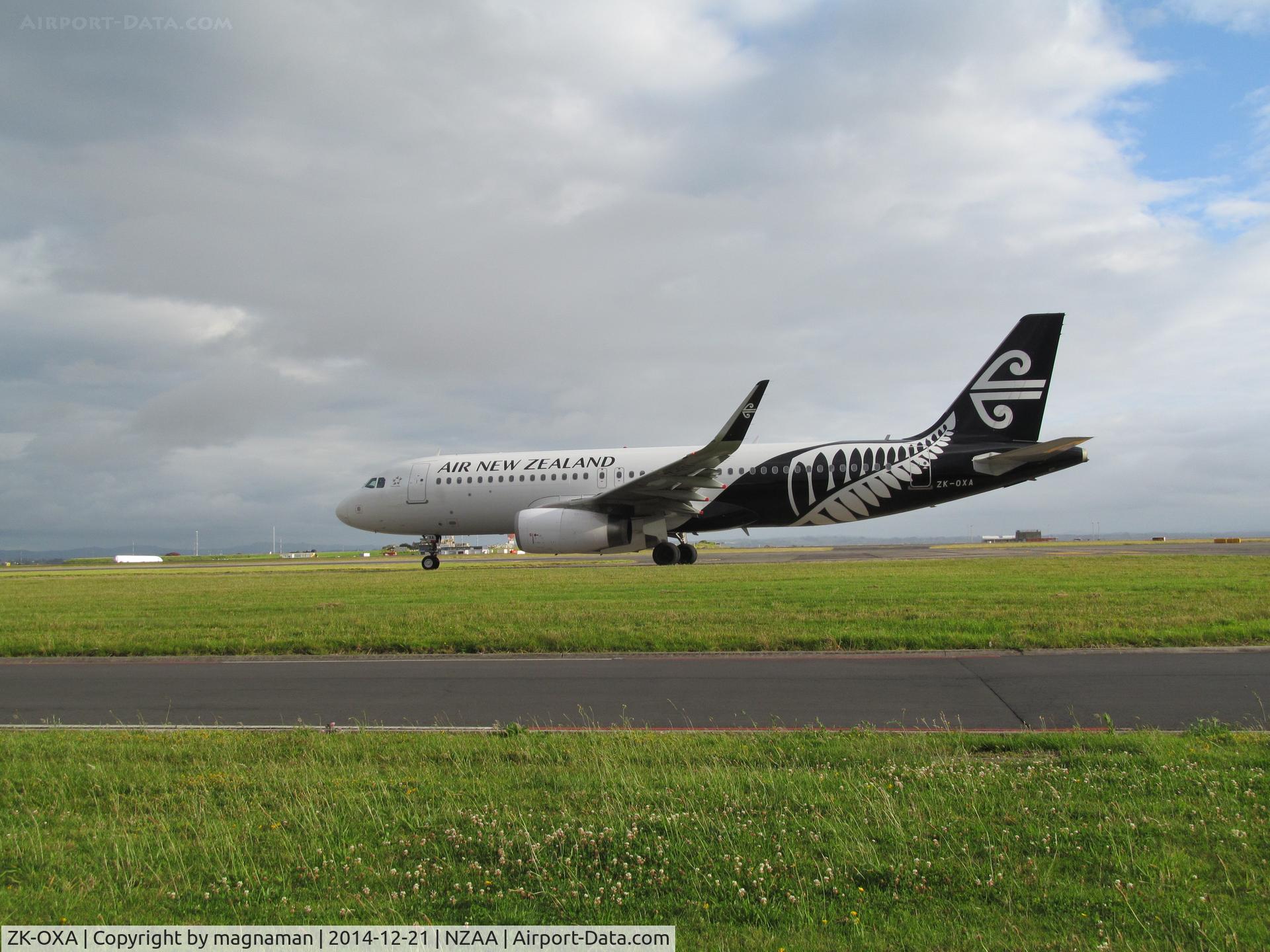 ZK-OXA, 2013 Airbus A320-232 C/N 5269, at akl
