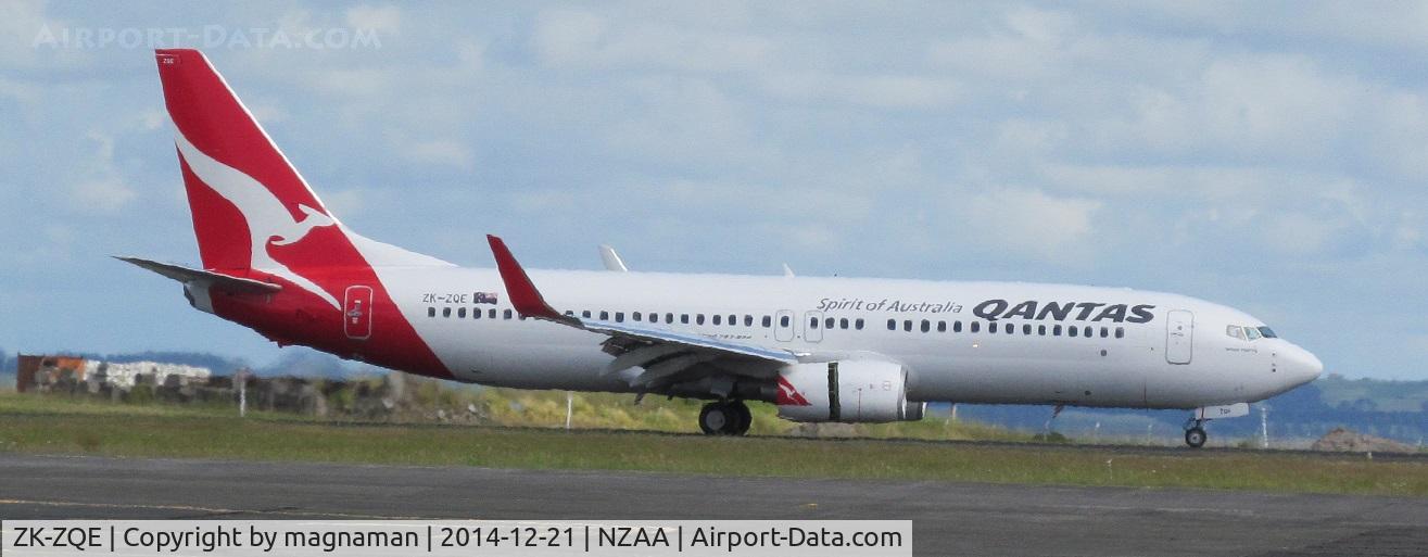 ZK-ZQE, 2011 Boeing 737-838 C/N 34185, on runway