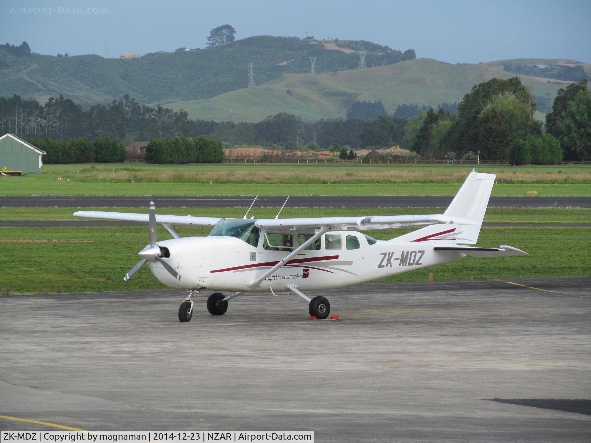 ZK-MDZ, Cessna 207 Skywagon C/N 20700171, at Ardmore outside hangar