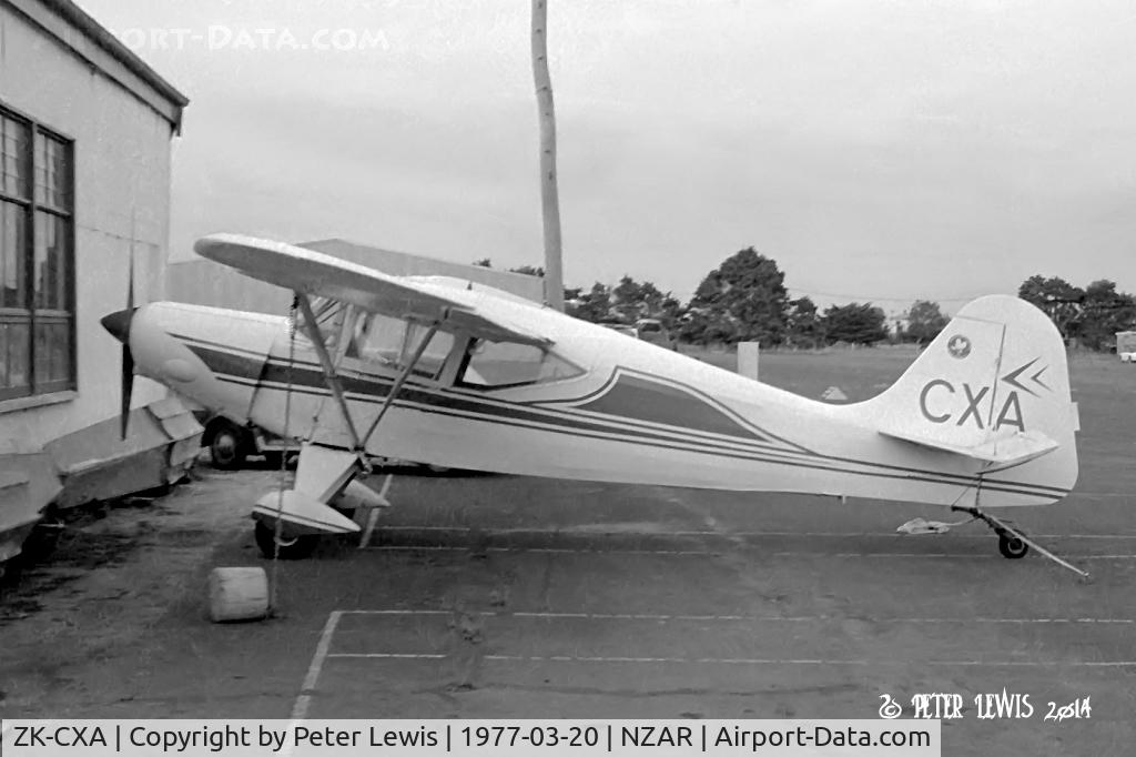 ZK-CXA, Auster J-5G Cirrus Autocar C/N 3070, H A Ross, Papakura