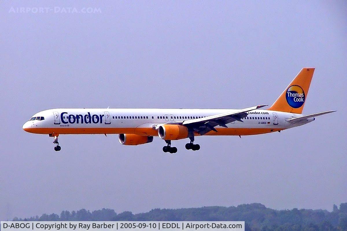 D-ABOG, 1999 Boeing 757-330 C/N 29014, Boeing 757-330 [29014] (Condor) Dusseldorf~D 10/09/2005