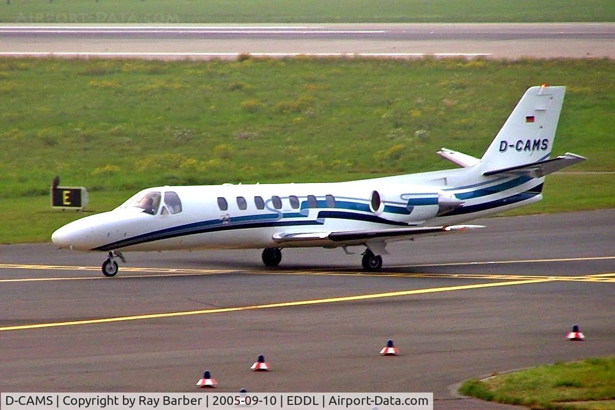 D-CAMS, 1993 Cessna 560 Citation V C/N 560-0243, Cessna Citation V [560-0243] (Triple Alpha) Dusseldorf~D 10/09/2005