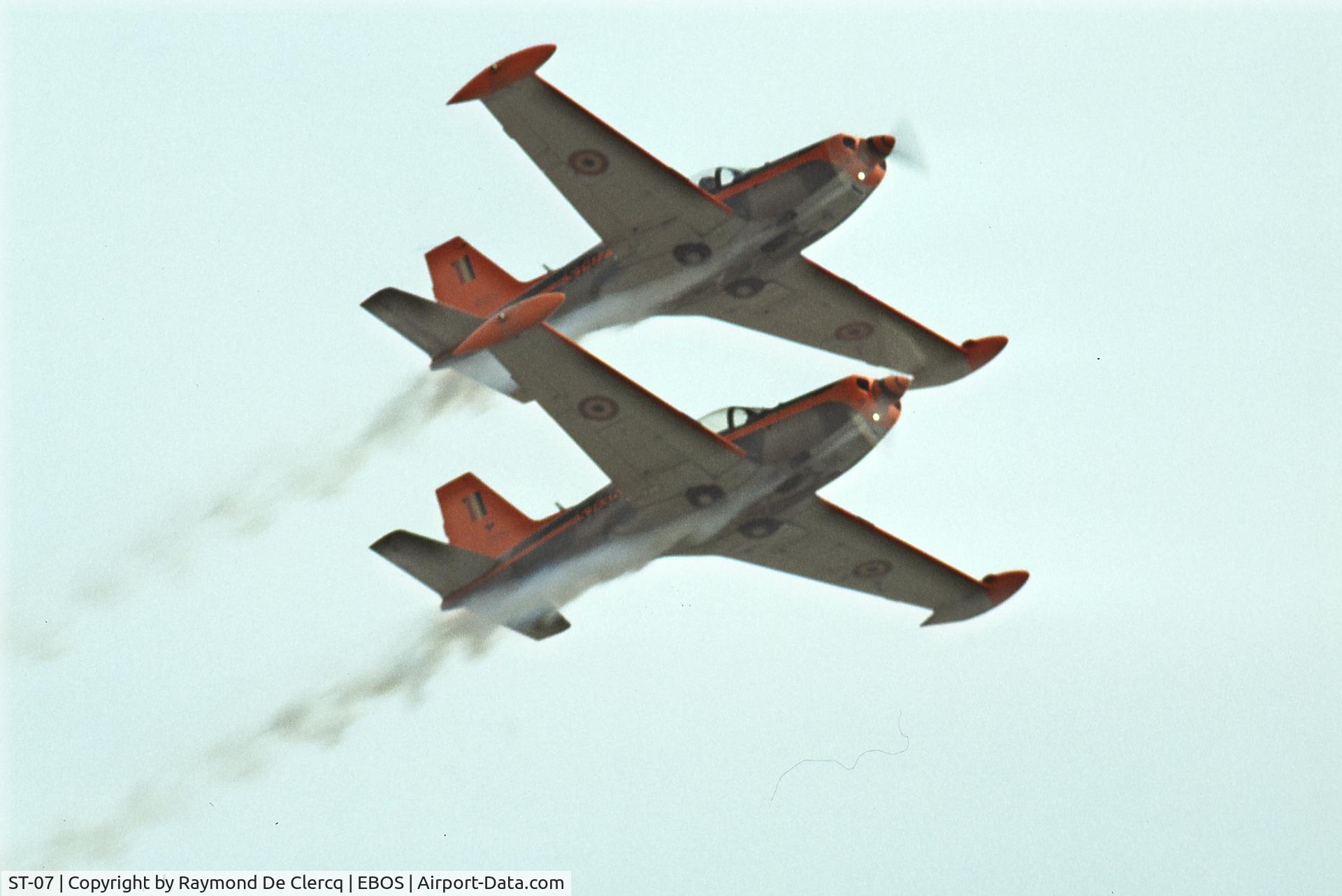 ST-07, SIAI-Marchetti SF-260MB C/N 10-07, In formation with ST-36 at an airshow in mid-seventies.