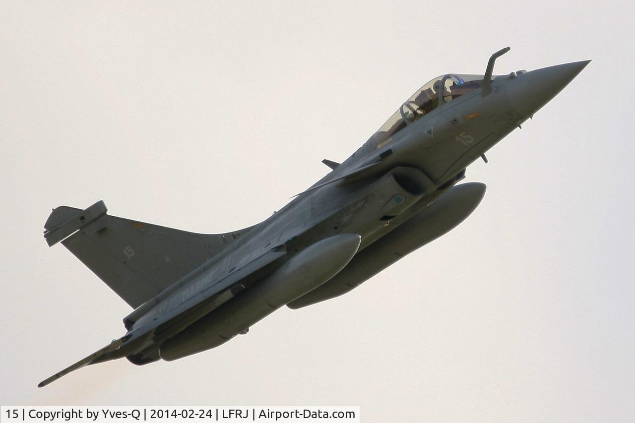15, Dassault Rafale M C/N 15, Dassault Rafale M, Take off rwy 26, Landivisiau Naval Air Base (LFRJ)
