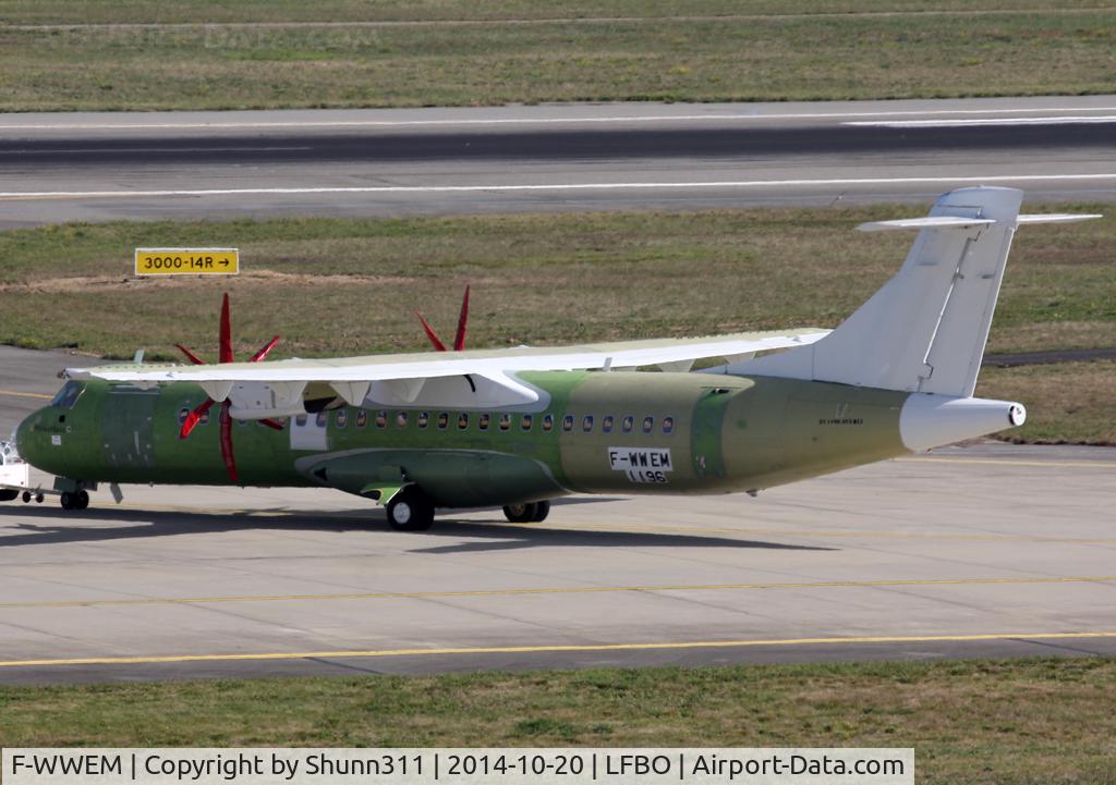 F-WWEM, 2014 ATR 72-600 (72-212A) C/N 1196, C/n 1196 - For Aviateca