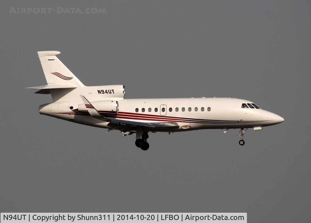 N94UT, 2002 Dassault Falcon 900EX C/N 105, Landing rwy 14L