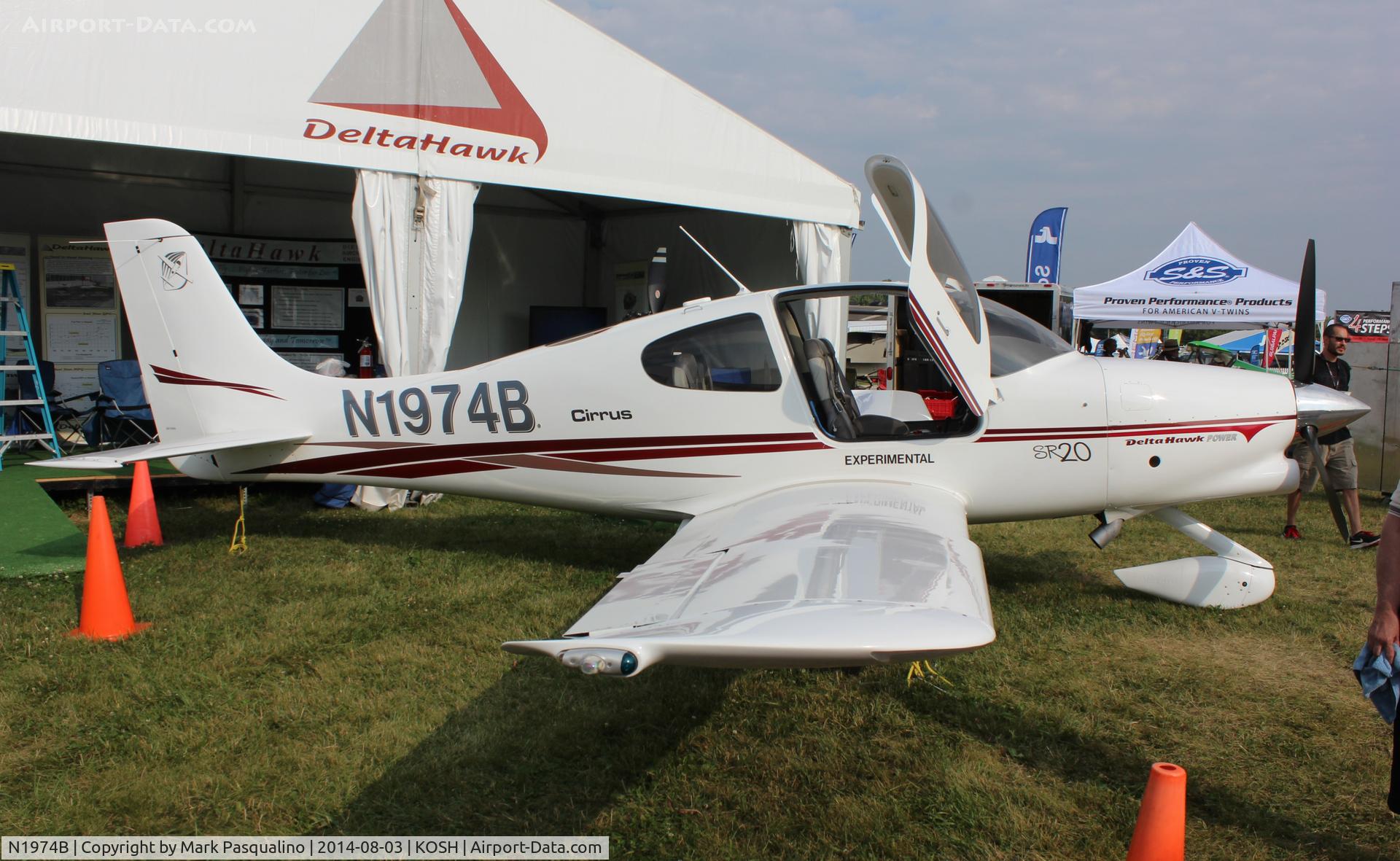 N1974B, 2002 Cirrus SR20 C/N 1233, Cirrus SR20