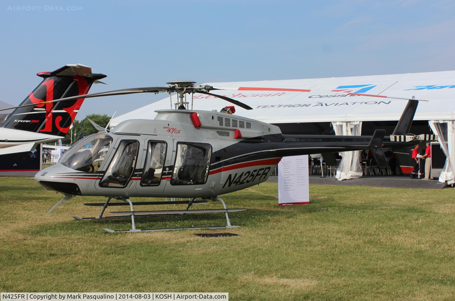 N425FR, 2012 Bell 407 C/N 54354, Bell 407
