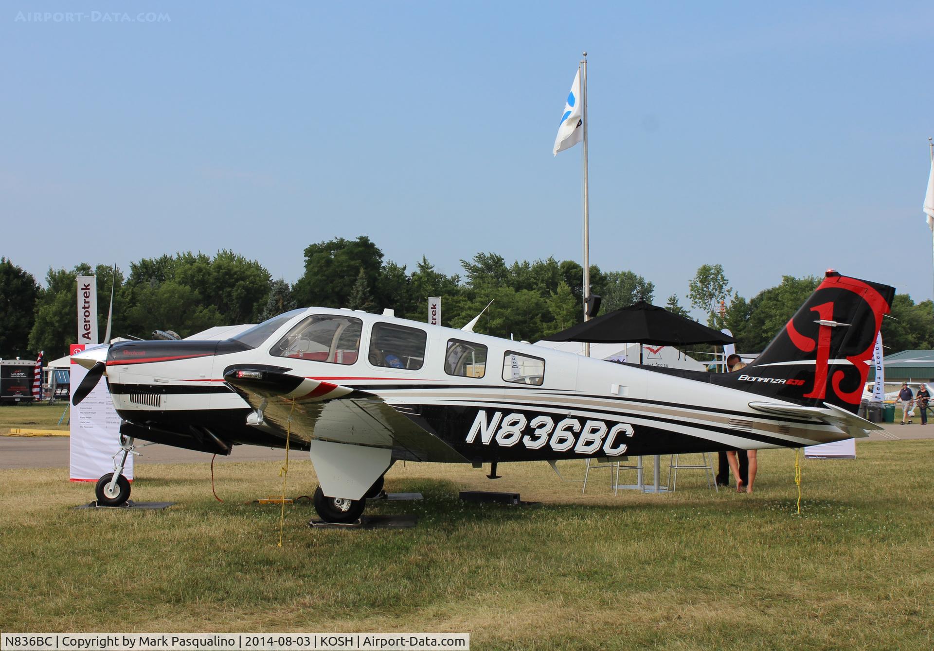 N836BC, 2014 Beechcraft G36 Bonanza C/N E-4021, Beech G36
