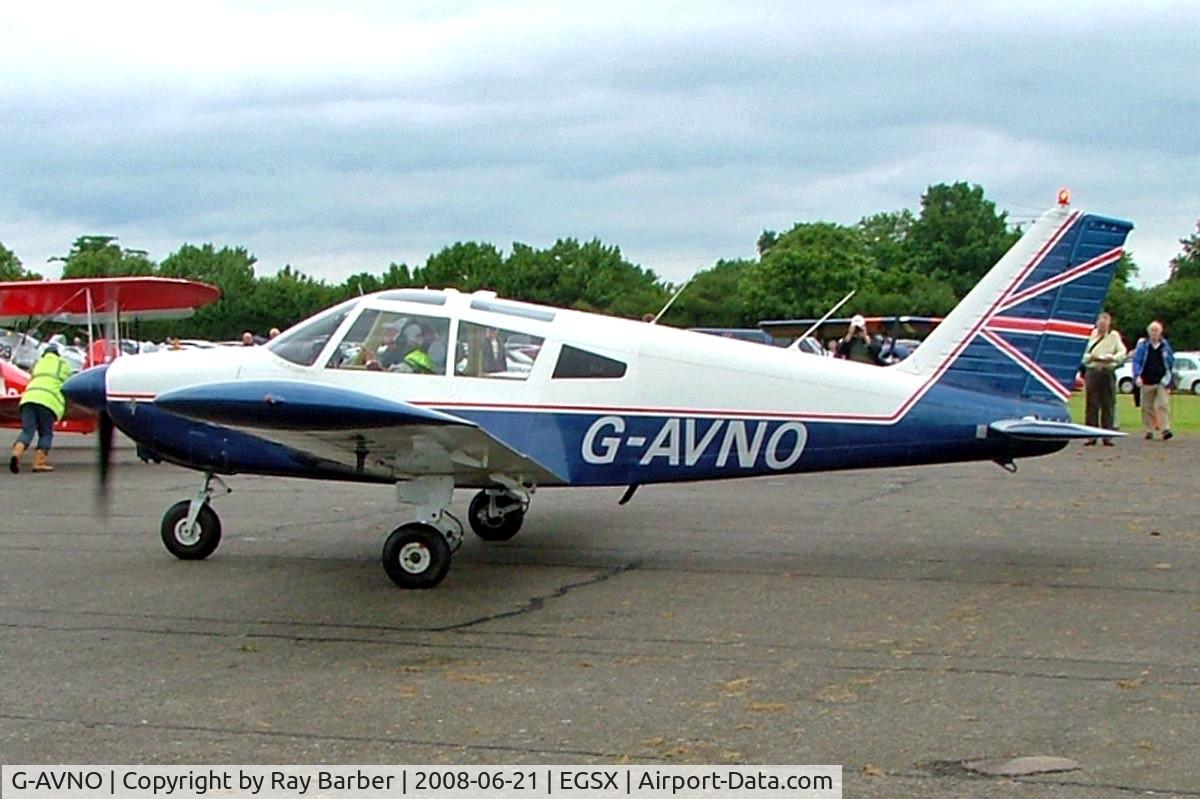 G-AVNO, 1967 Piper PA-28-180 Cherokee C/N 28-4105, Piper PA-28-180 Cherokee C [28-4105] North Weald~G 21/06/2008