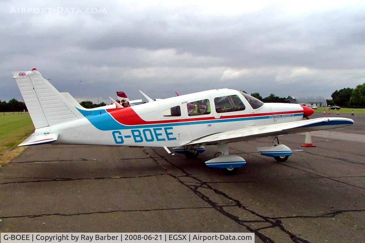 G-BOEE, 1976 Piper PA-28-181 Cherokee Archer II C/N 28-7690359, Piper PA-28-181 Archer II [28-7690359] North Weald~G 21/06/2008