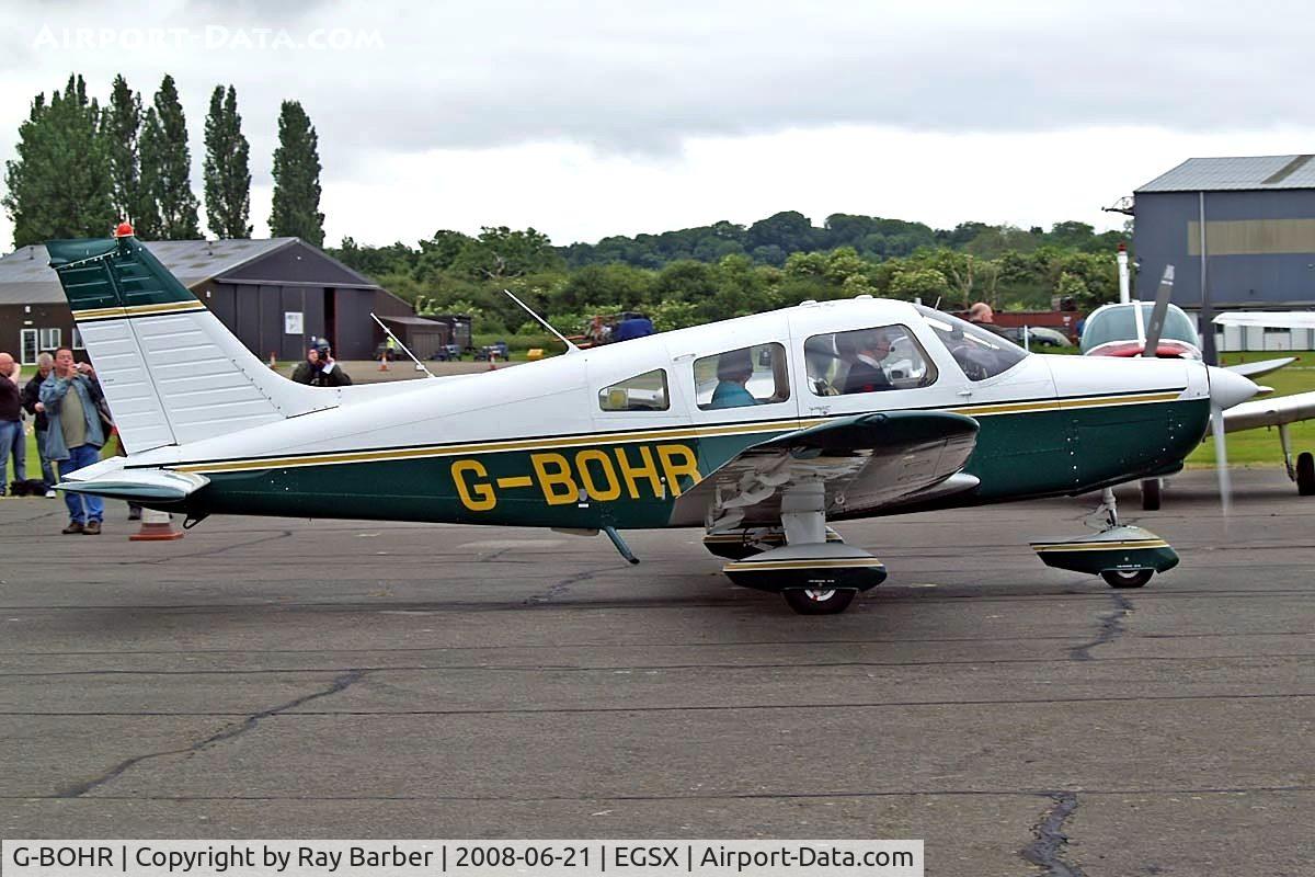 G-BOHR, 1974 Piper PA-28-151 Cherokee Warrior C/N 28-7515245, Piper PA-28-151 Cherokee Warrior [28-7515245] North Weald~G 21/06/2008