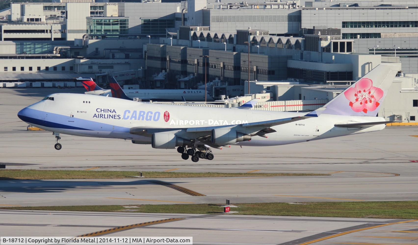 B-18712, 2003 Boeing 747-409F/SCD C/N 33729, China Airlines Cargo 747-400