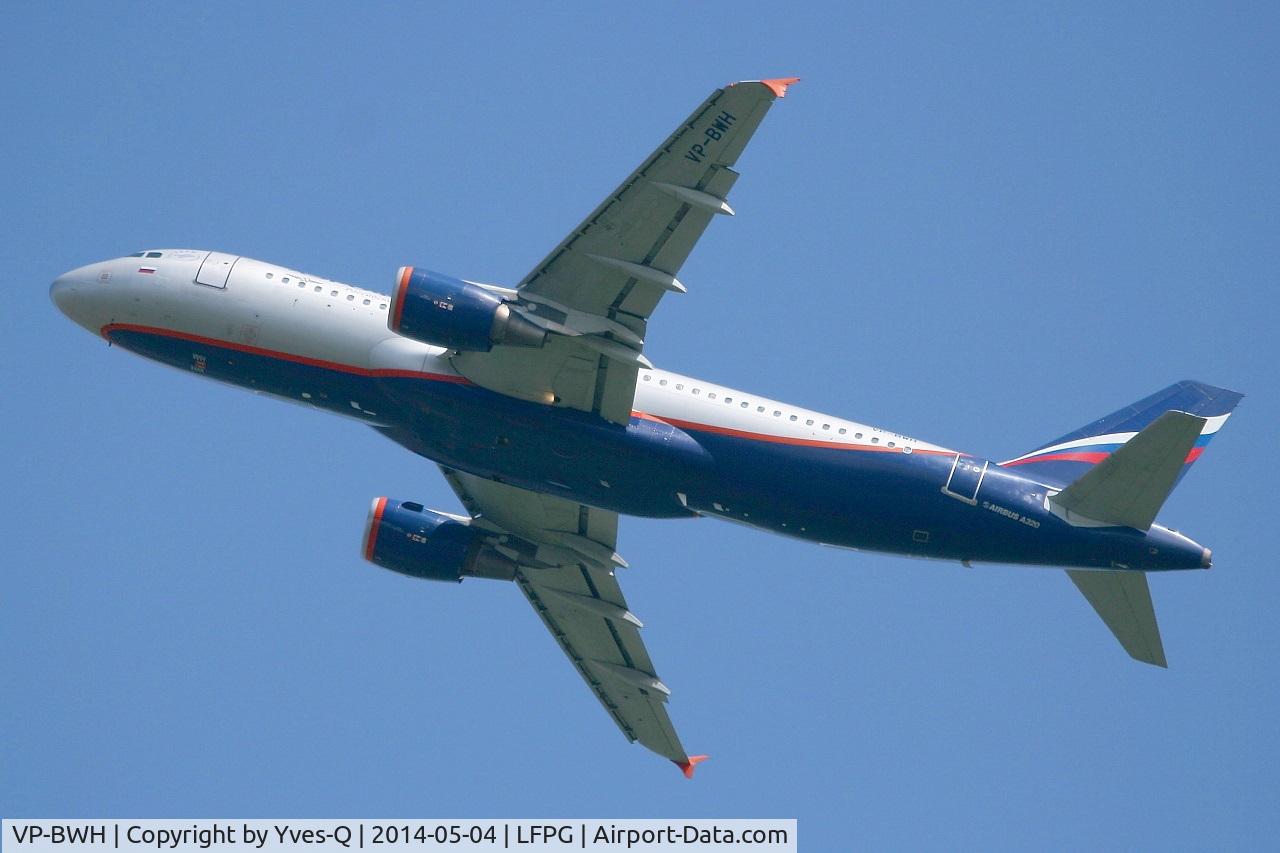 VP-BWH, 2003 Airbus A320-214 C/N 2151, Aeroflot Airbus 320-214, Take off rwy 27L, Roissy Charles De Gaulle airport (LFPG-CDG)