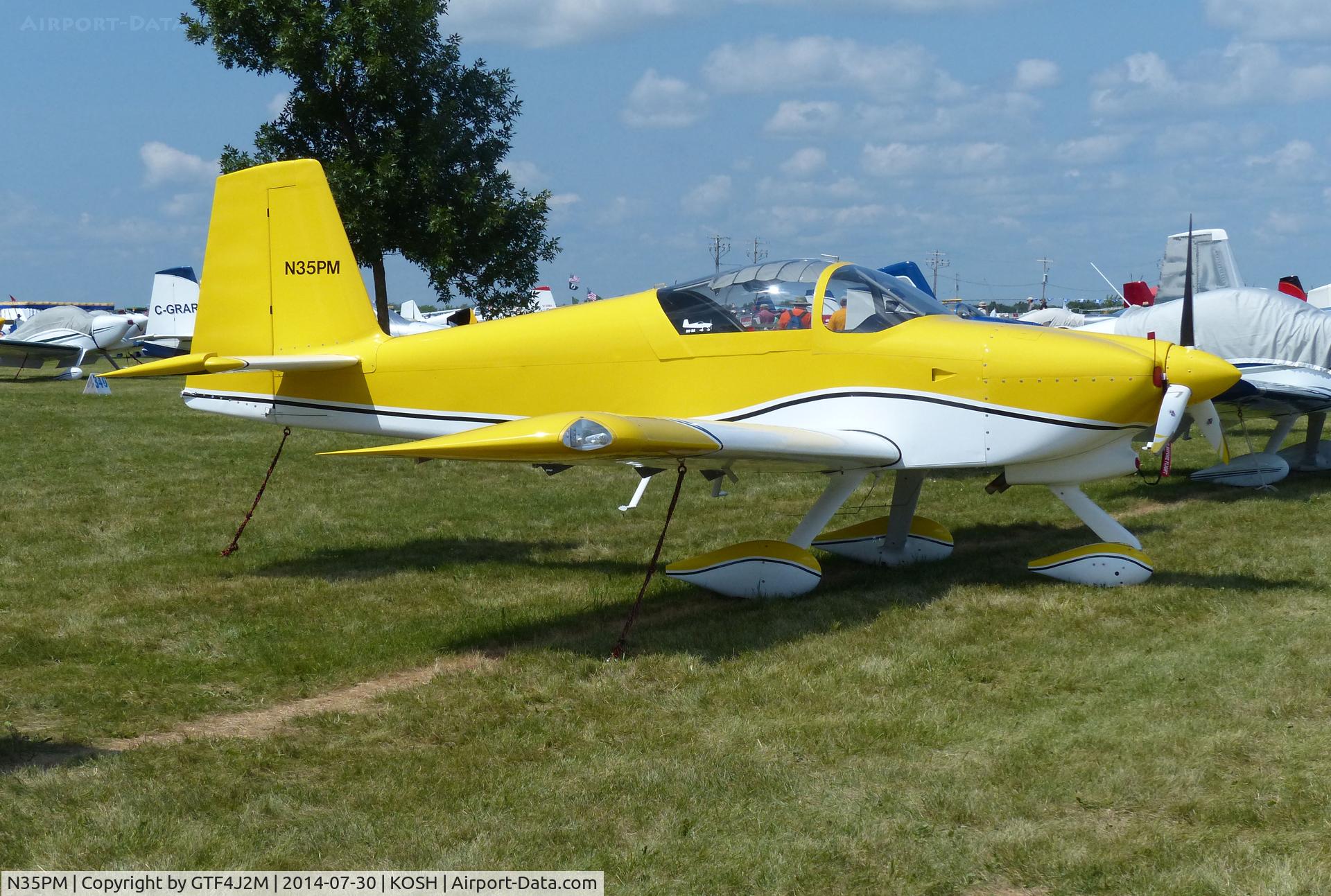 N35PM, 2013 Vans RV-9A C/N 91335, N35PM   at Oshkosh 30.7.14