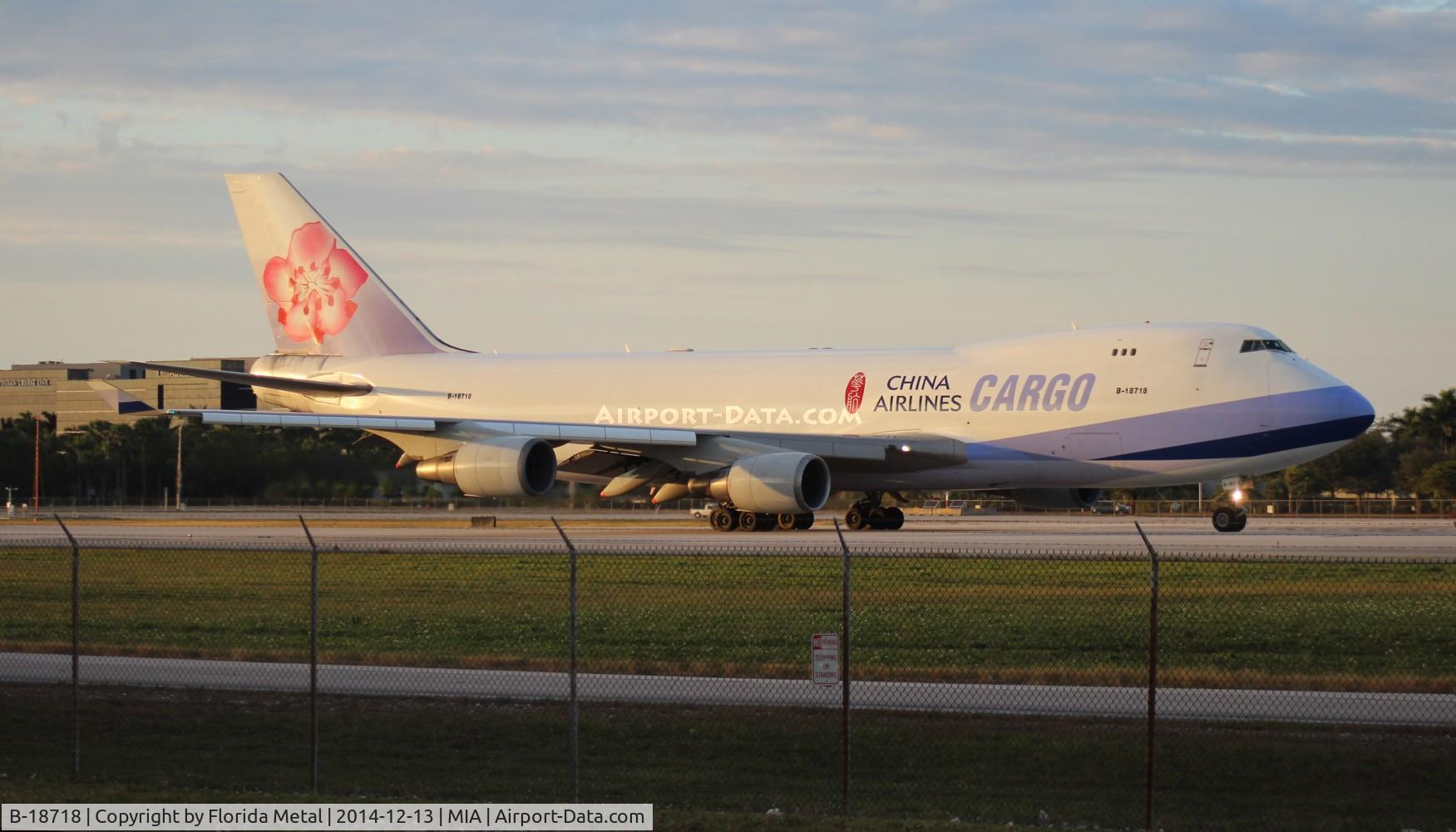 B-18718, Boeing 747-409F/SCD C/N 30770, China Airlines Cargo 747-400