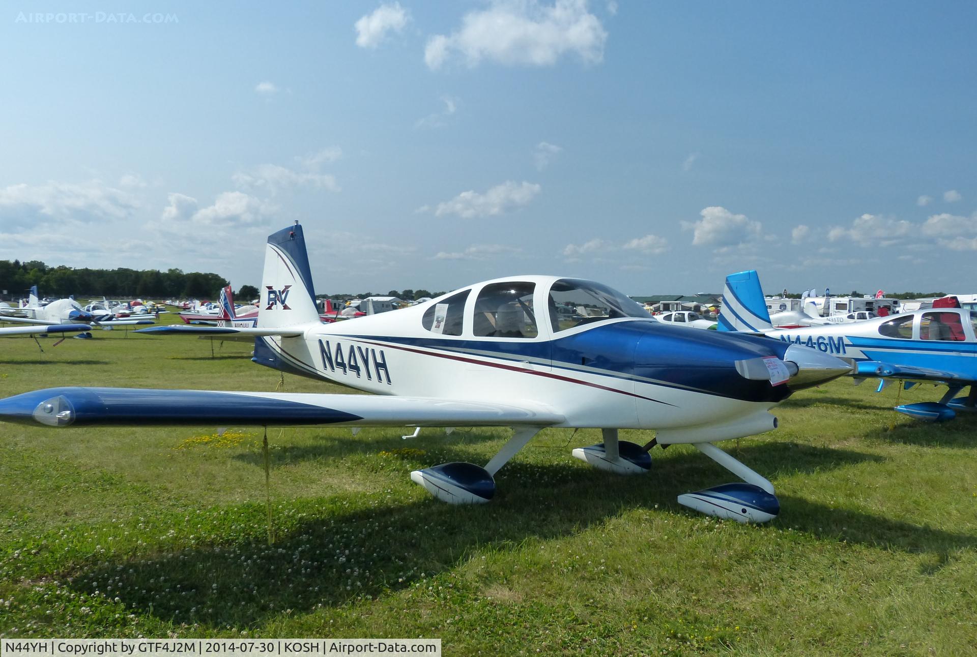 N44YH, Vans RV-10 C/N 40617, N44YH   at Oshkosh 30.7.14