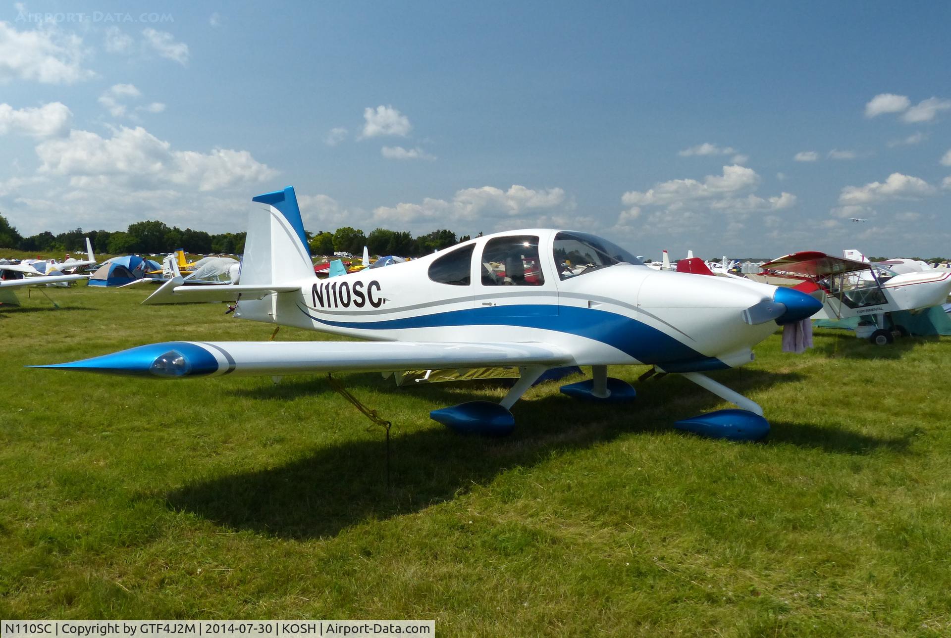 N110SC, 2013 Vans RV-10 C/N 40254, N110SC   at Oshkosh 30.7.14