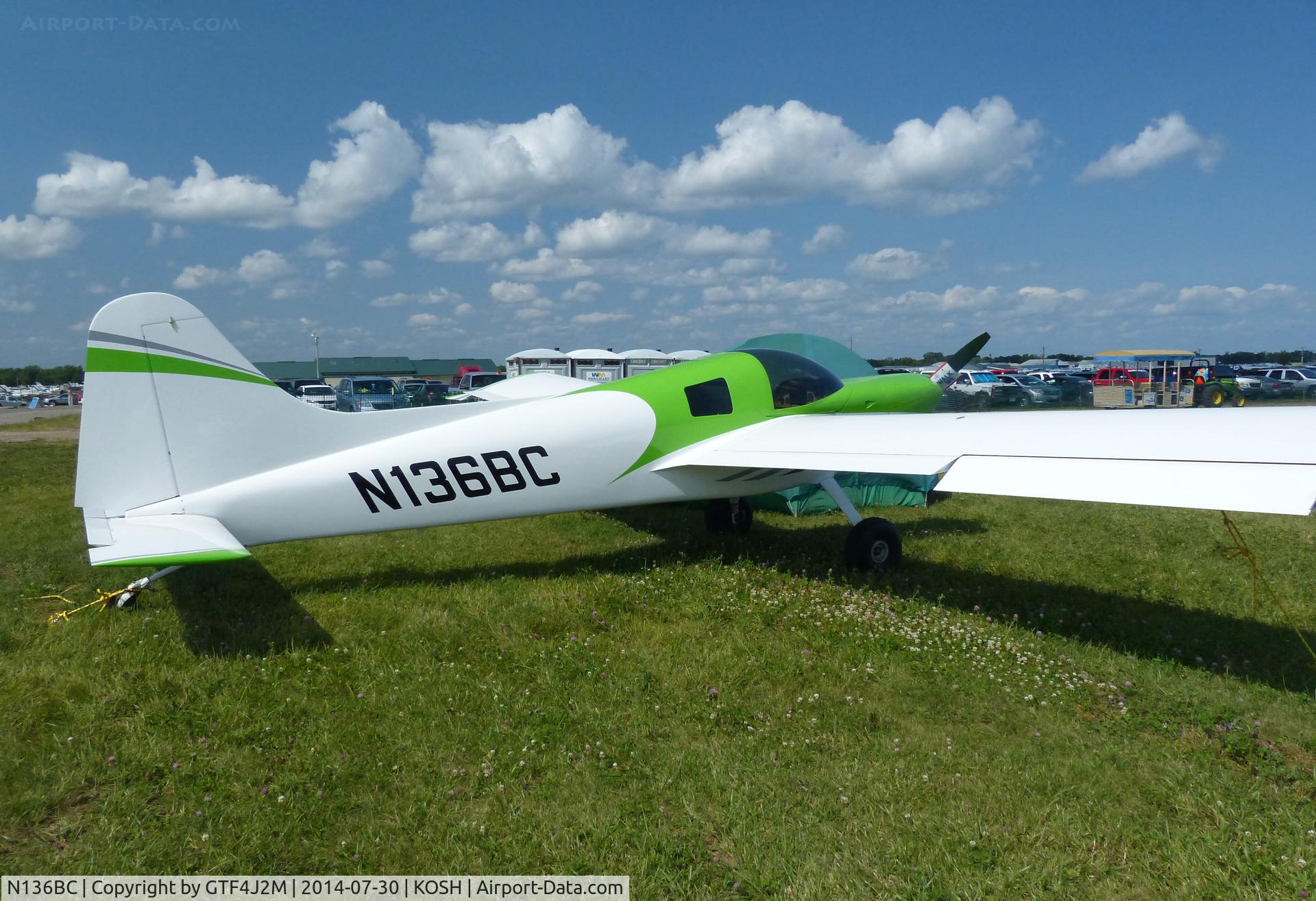 N136BC, 2013 Bounds Bearcoupe C/N 01, N136BC   at Oshkosh 30.7.14