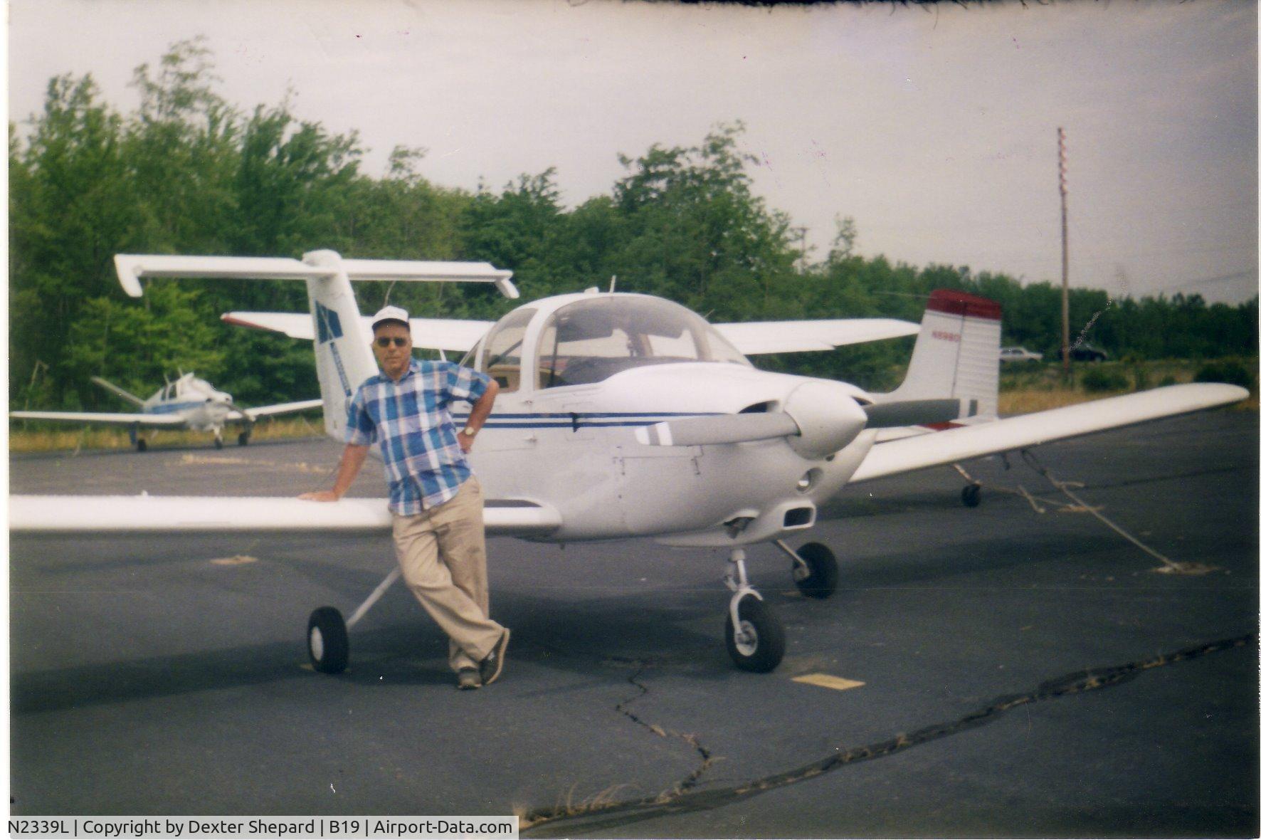 N2339L, 1979 Piper PA-38-112 Tomahawk Tomahawk C/N 3879A0728, Taken at Victor Aviation in Biddeford Me.  Learned to fly in this plane & later bought it. Great plane.