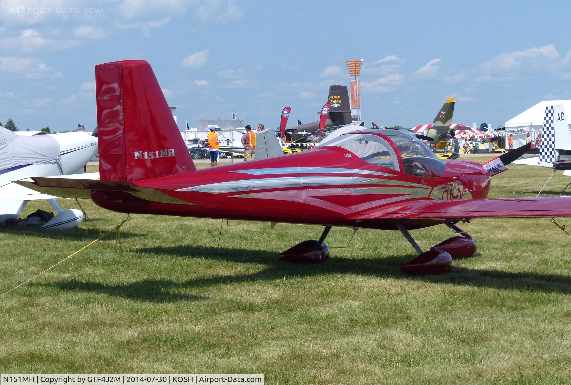 N151MH, 2014 Vans RV-12 C/N 120755, N151MH   at Oshkosh 30.7.14