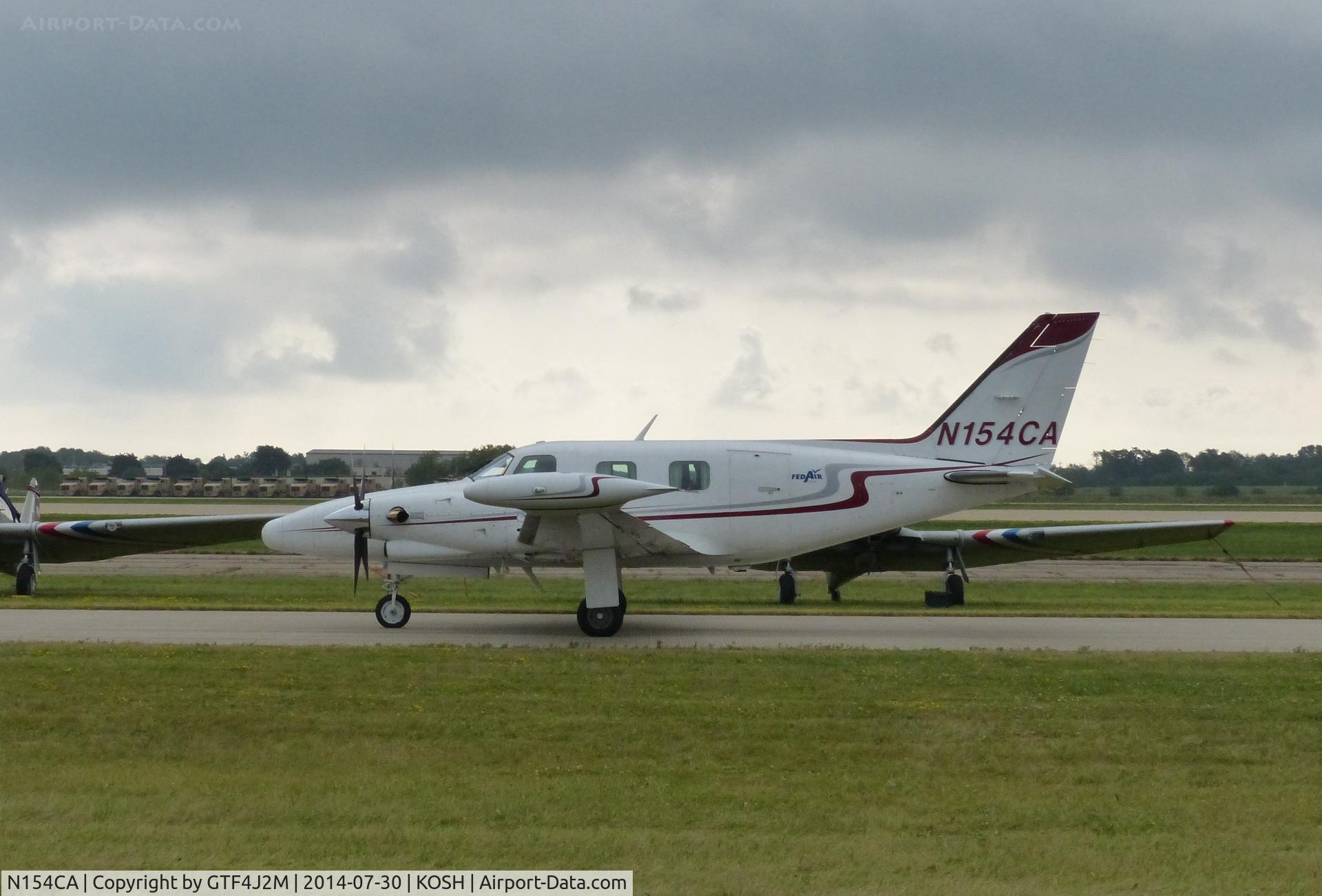 N154CA, 1980 Piper PA-31T C/N 31T-8020085, N154CA   at Oshkosh 30.7.14