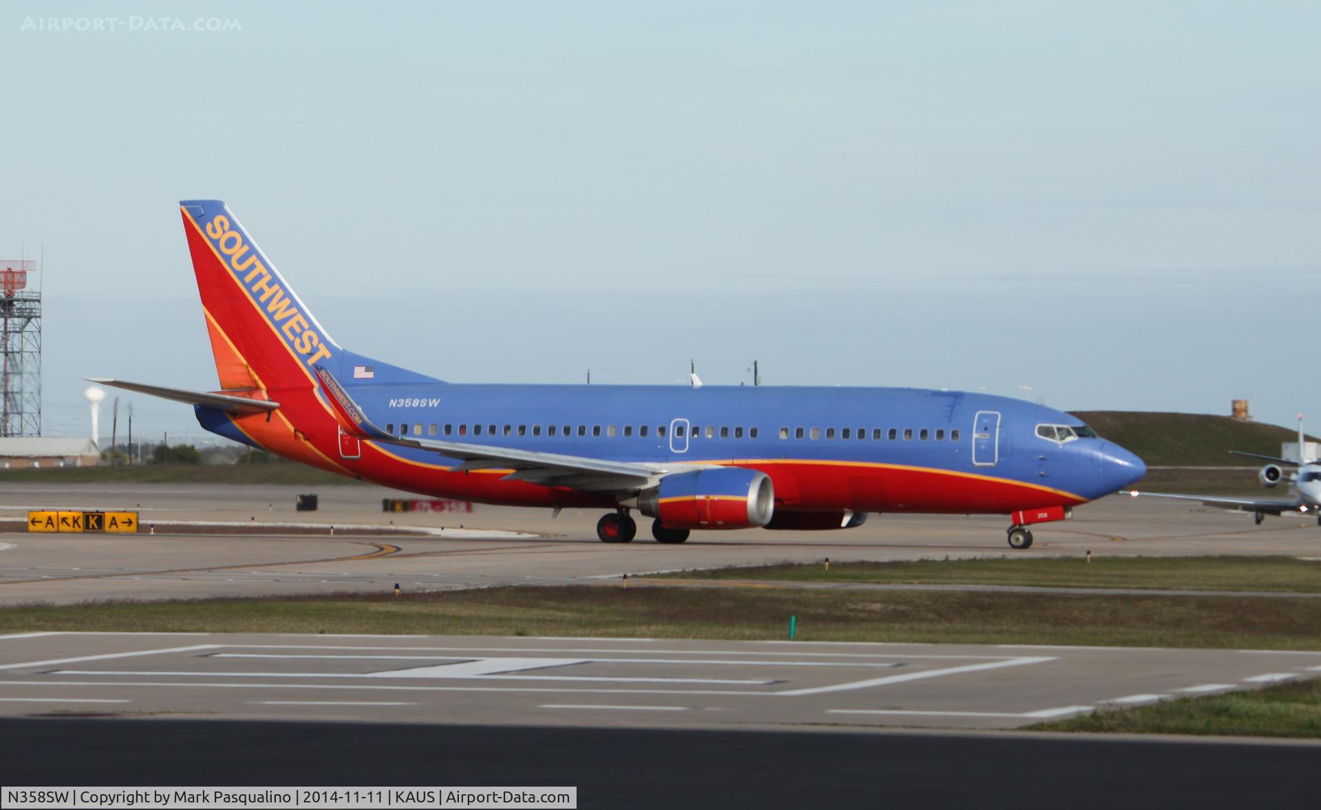 N358SW, 1992 Boeing 737-3H4 C/N 26595, Boeing 737-300