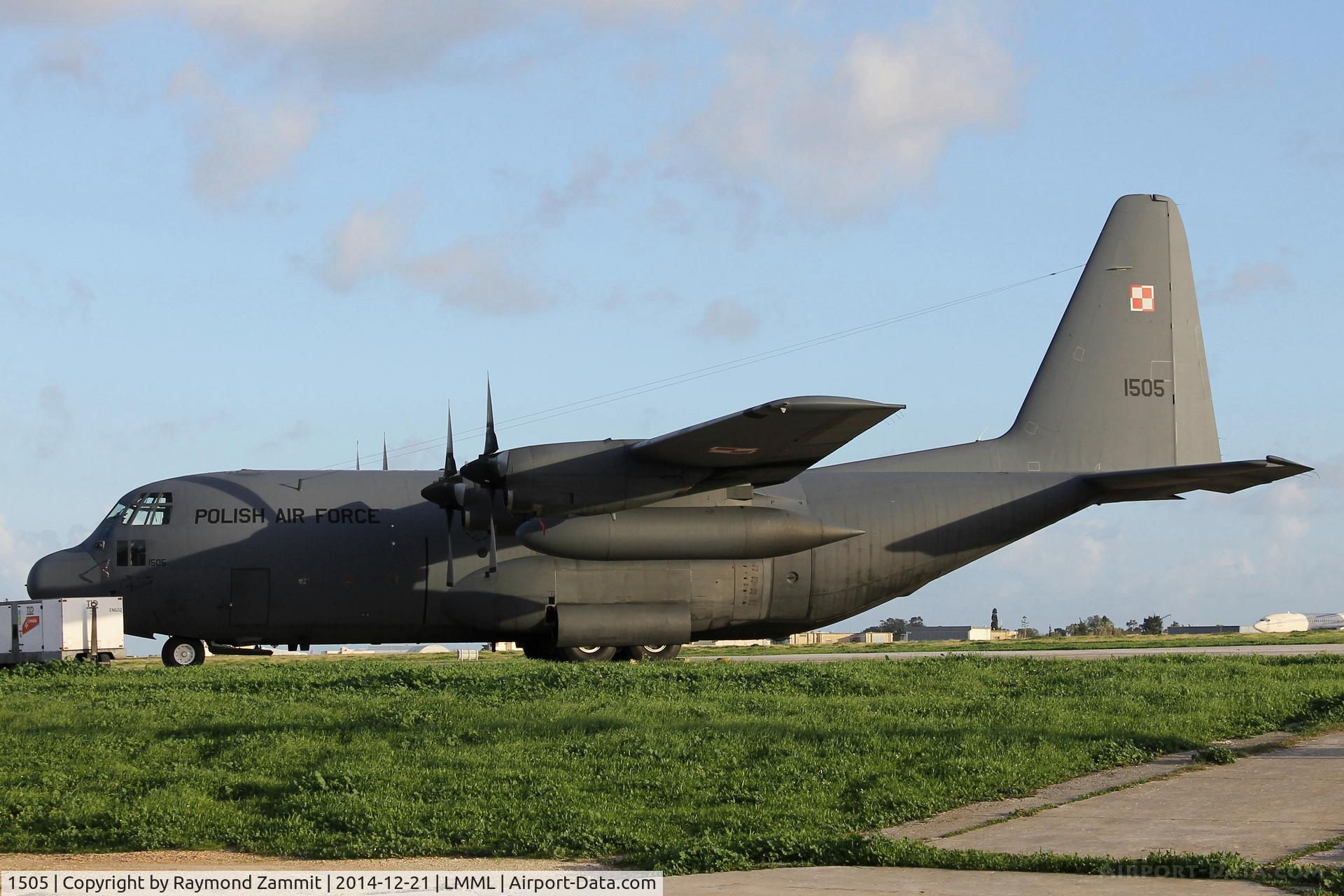 1505, 1970 Lockheed C-130E Hercules C/N 382-4415, Lockheed C130E Hercules 1505 Polish Air Force