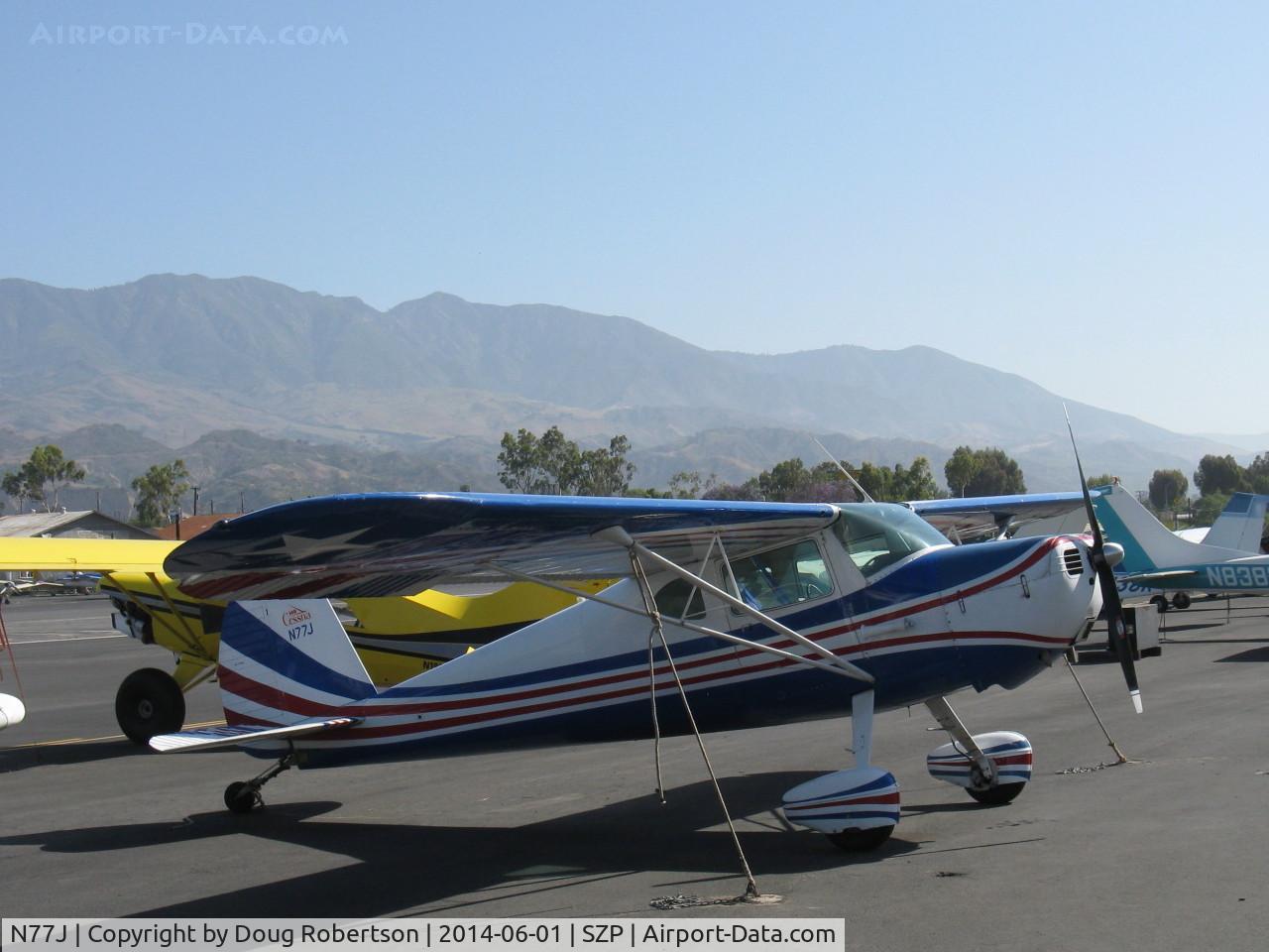 N77J, Cessna 140 C/N 11489, Cessna 140