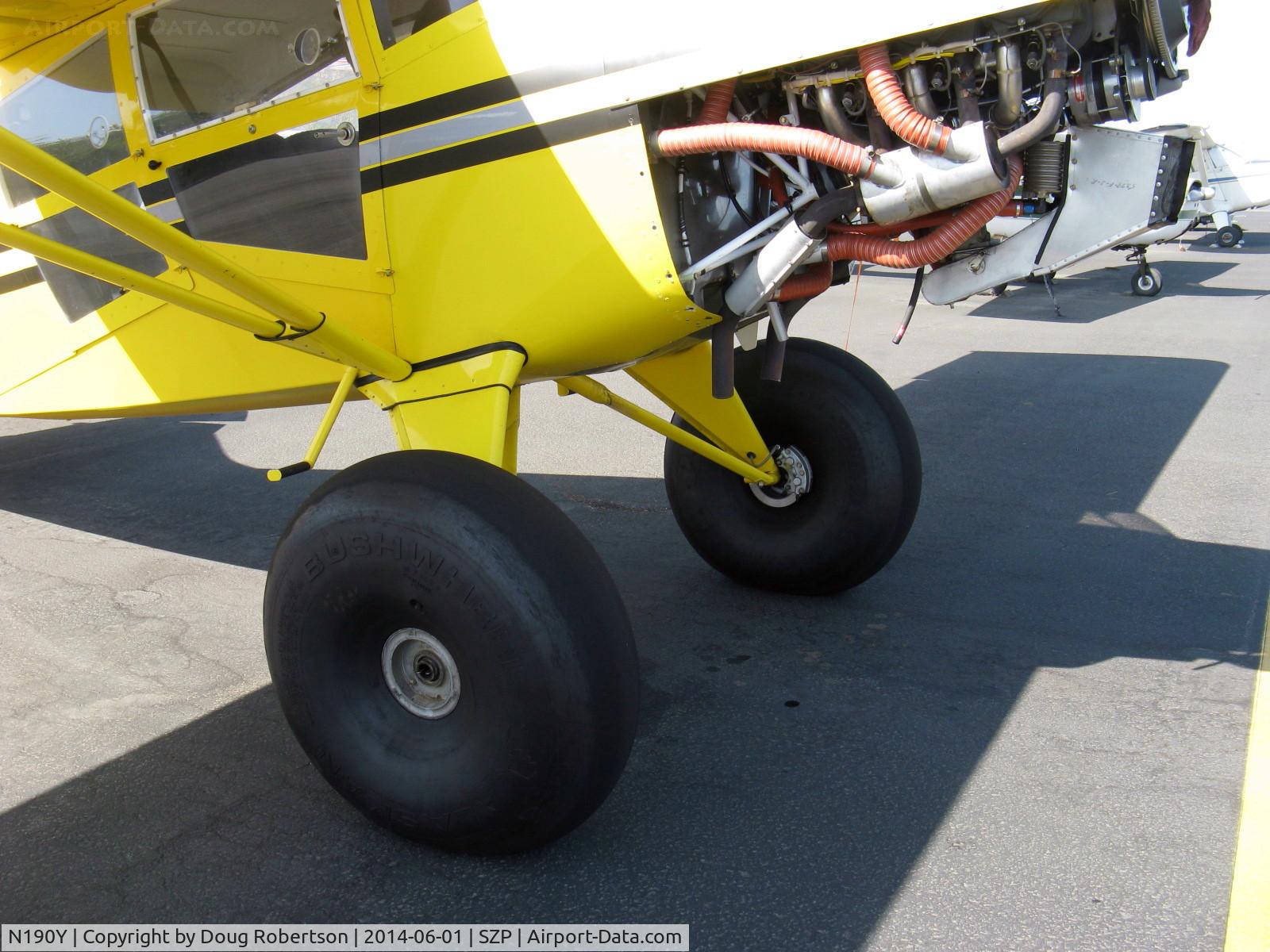 N190Y, 2005 Maule M-7-235B Super Rocket C/N 23085C, 2005 Maule M-7-235B SUPER ROCKET, Lycoming O-540-W1A5 235 hp, tundra tires, prop and lower cowl off