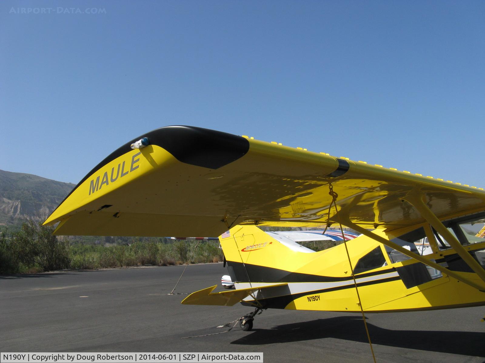 N190Y, 2005 Maule M-7-235B Super Rocket C/N 23085C, 2005 Maule M-7-235B SUPER ROCKET, Lycoming O-540-W1A5 235 Hp, wing Micro Vortex generators
