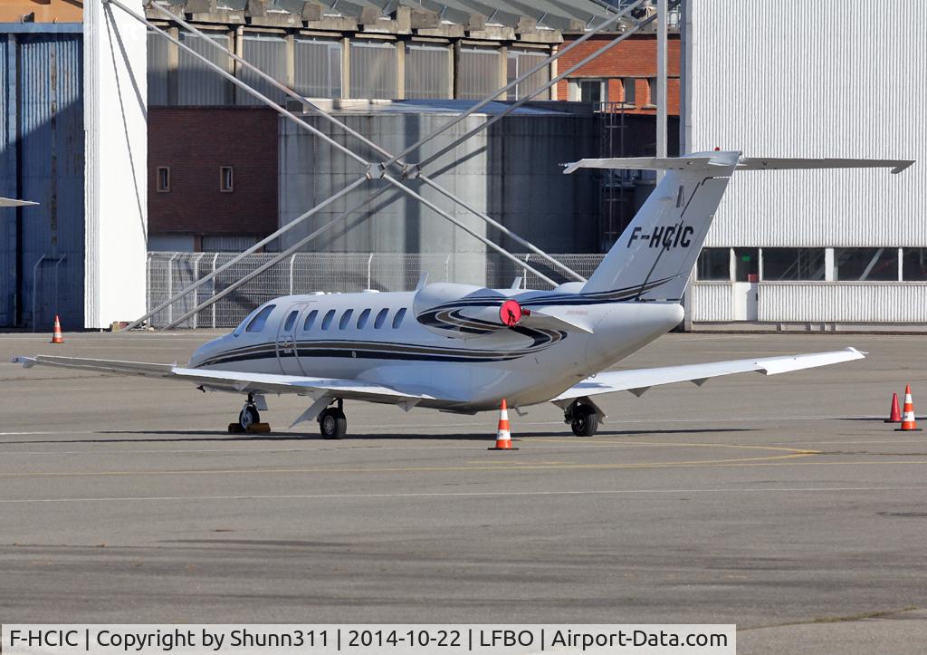 F-HCIC, 2008 Cessna 525B CitationJet CJ3 C/N 525B-0224, Parked at the General Aviation area...
