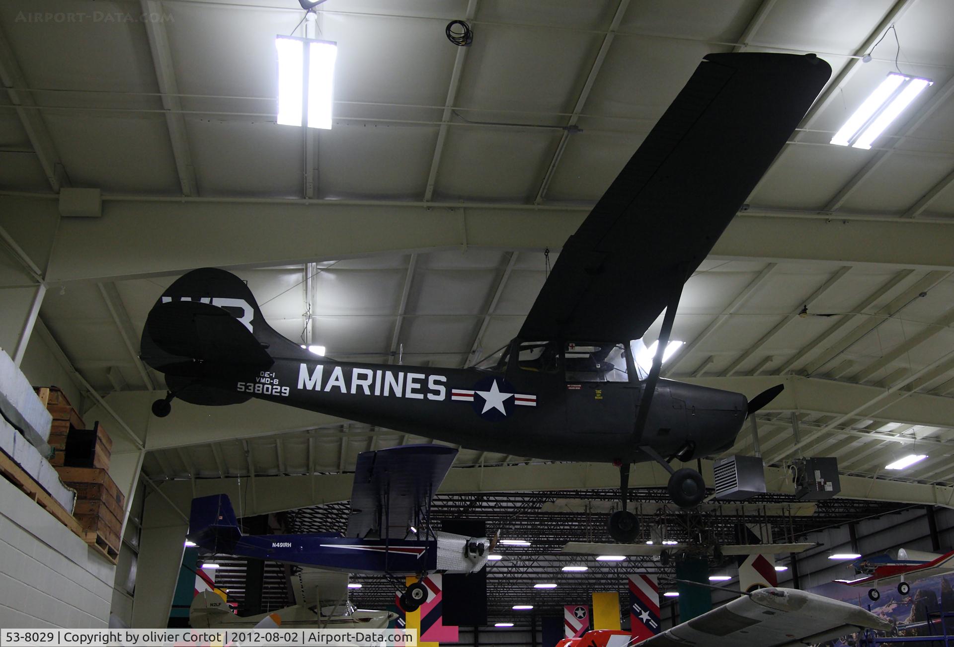 53-8029, Cessna TO-1A (305A) Bird Dog C/N 23450, Kalamazoo museum