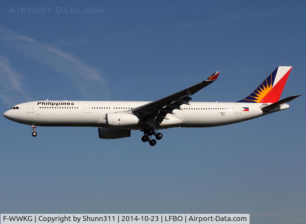 F-WWKG, 2014 Airbus A330-343 C/N 1566, C/n 1566 - To be RP-C8766
