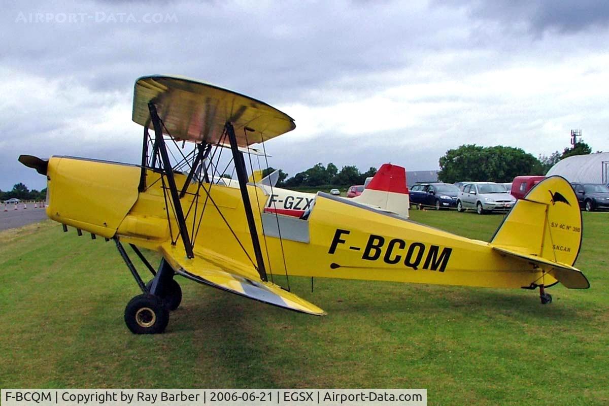 F-BCQM, Stampe-Vertongen SV-4C C/N 398, SNCAN Stampe SV.4C [398] North Weald~G 21/06/2008