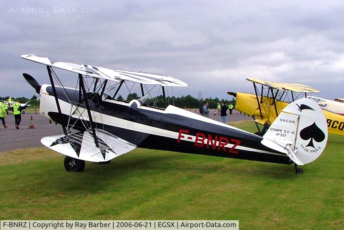 F-BNRZ, Stampe-Vertongen SV-4C C/N 357, SNCAN Stampe SV.4C [357] North Weald~G 21/06/2008