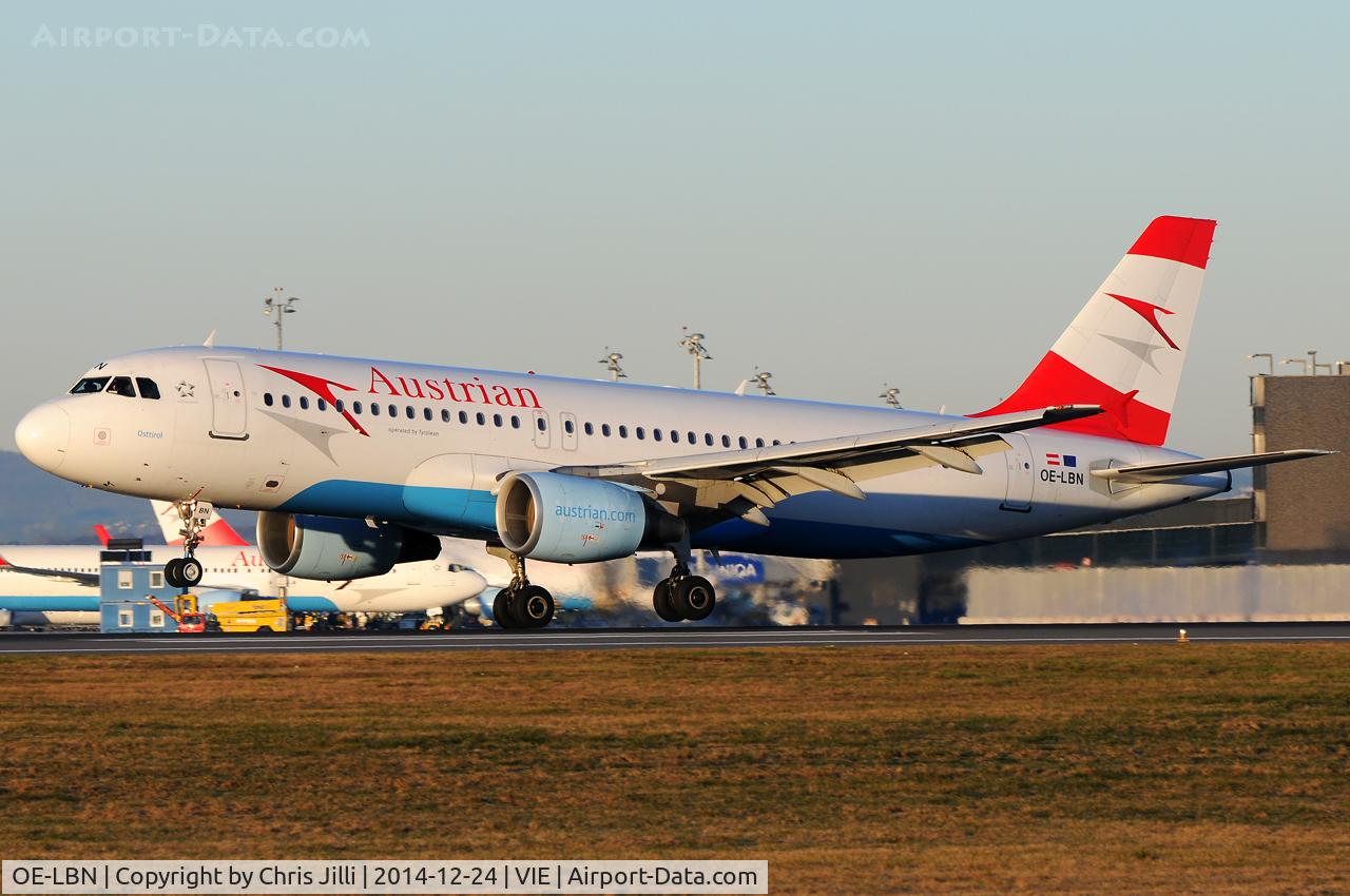 OE-LBN, 1997 Airbus A320-214 C/N 768, Austrian Airlines