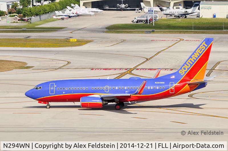 N294WN, 2007 Boeing 737-7H4 C/N 32540, Ft. Lauderdale