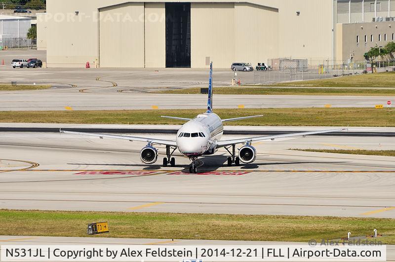N531JL, 2001 Airbus A320-232 C/N 1650, Ft. Lauderdale