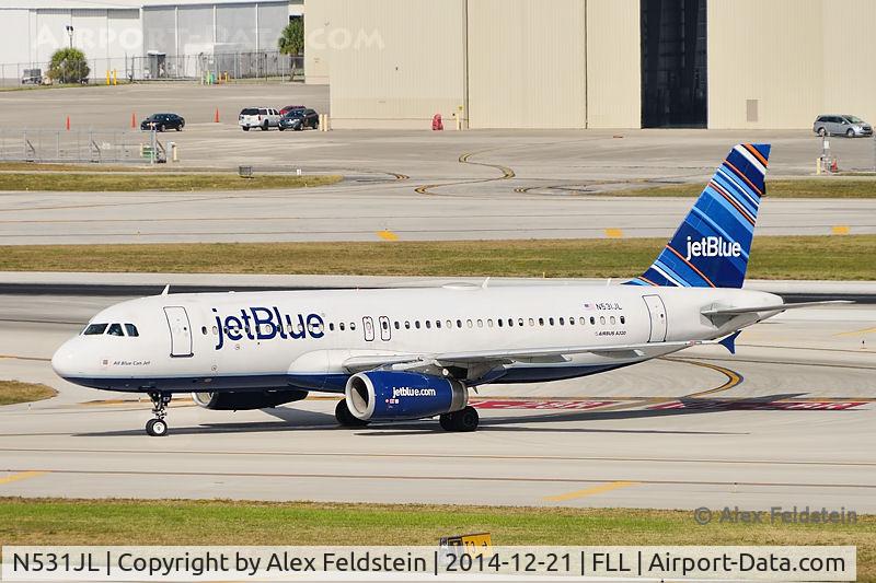 N531JL, 2001 Airbus A320-232 C/N 1650, Ft. Lauderdale