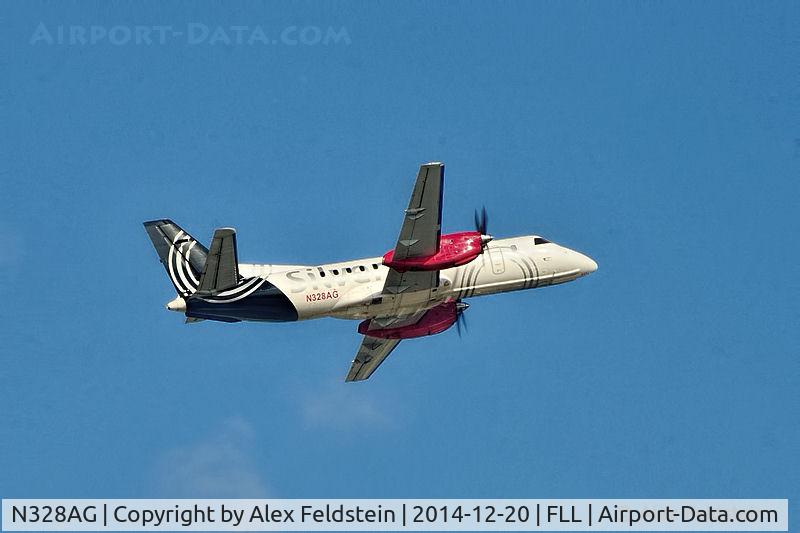 N328AG, 1997 Saab 340B+ C/N 340B-428, Ft. Lauderdale