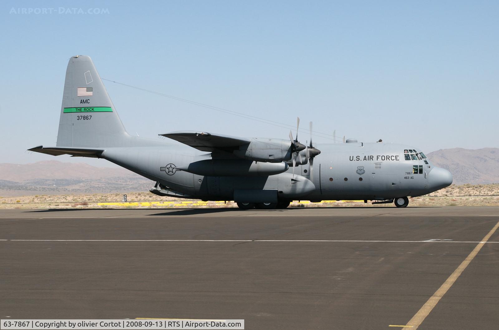 63-7867, 1963 Lockheed C-130E Hercules C/N 382-3937, reno air races 2008