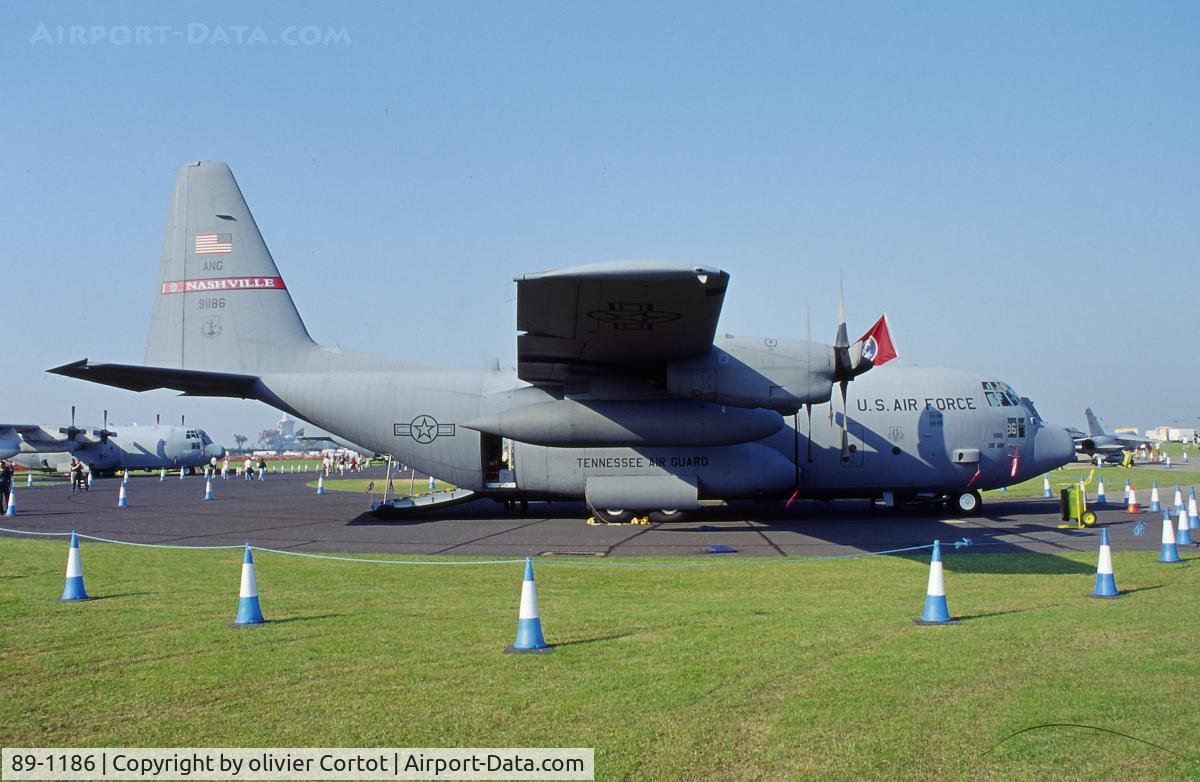 89-1186, 1989 Lockheed C-130H Hercules C/N 382-5195, RIAT 2001, RAF Cottesmore