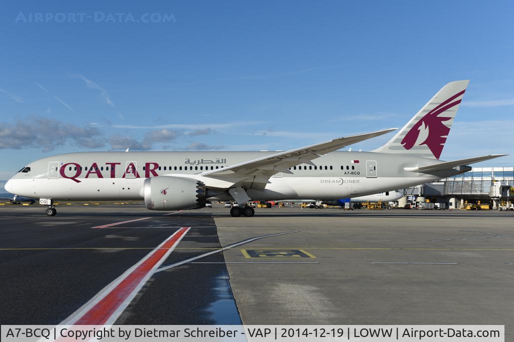 A7-BCQ, 2014 Boeing 787-8 Dreamliner C/N 38335, Qatar Airways Boeing 787-8