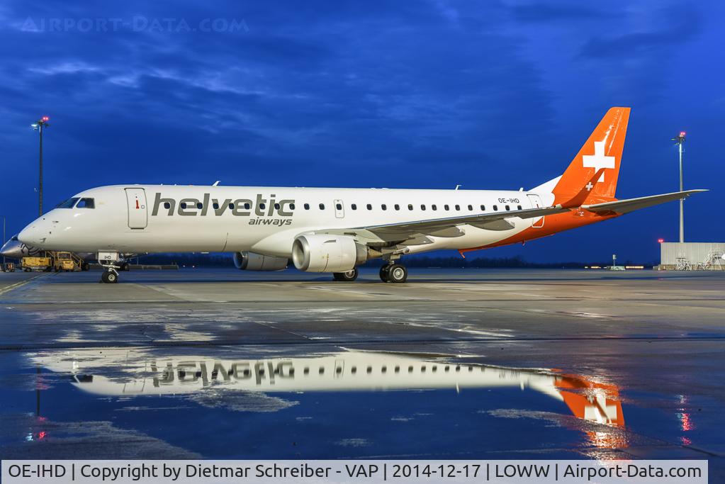 OE-IHD, 2010 Embraer E190 (ERJ-190-100) C/N 19000354, Helvetic Embraer 190