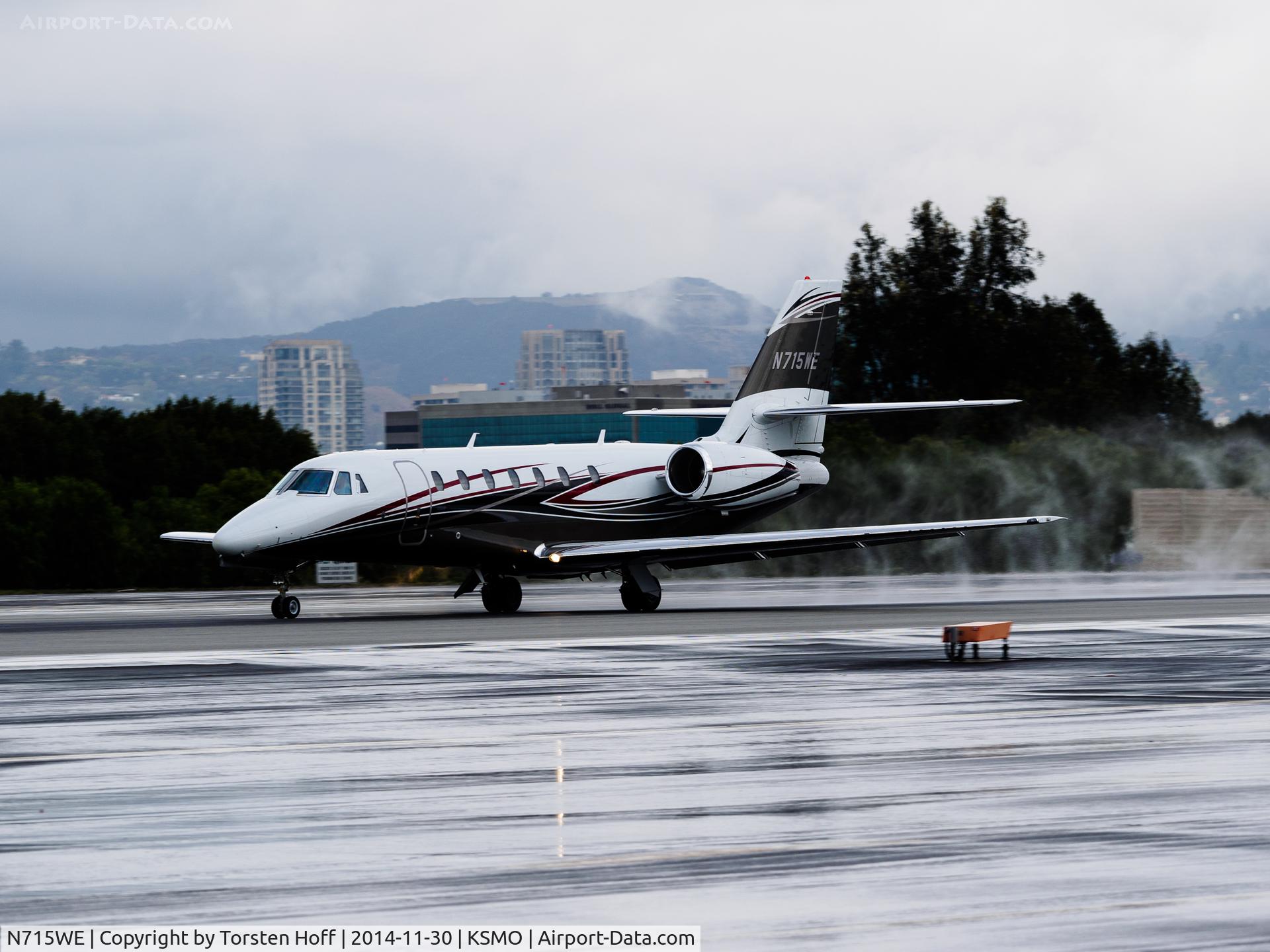 N715WE, 2009 Cessna 680 Citation Sovereign C/N 680-0286, N715WE departing from RWY 21