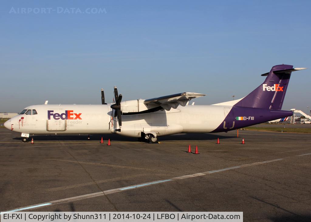 EI-FXI, 1992 ATR 72-202F C/N 294, Parked at the Cargo area...