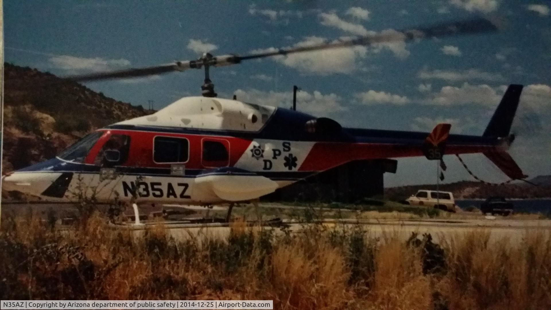 N35AZ, 1983 Bell 222U C/N 47503, ARIZONA LAKE HELIPAD
